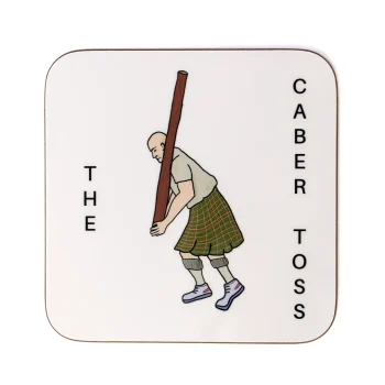 Tossing The Caber Coaster