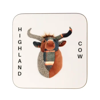 Highland Cow Coaster
